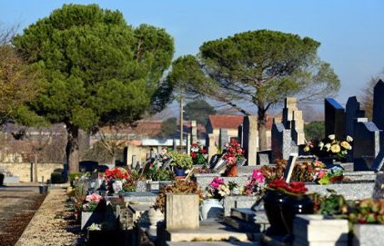 Le cimetière des Milles en travaux