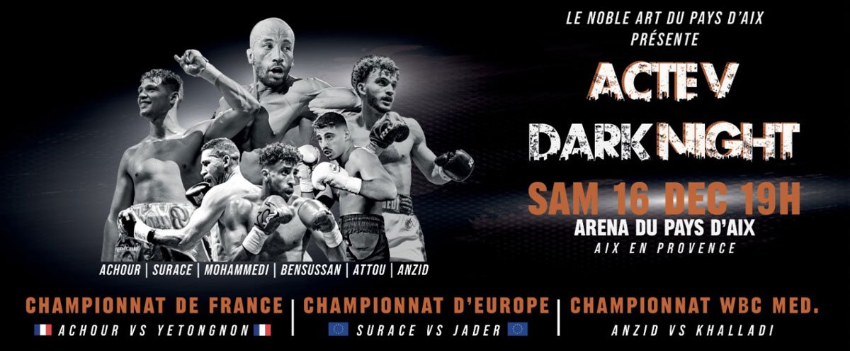 Gala de boxe anglaise à l'Arena