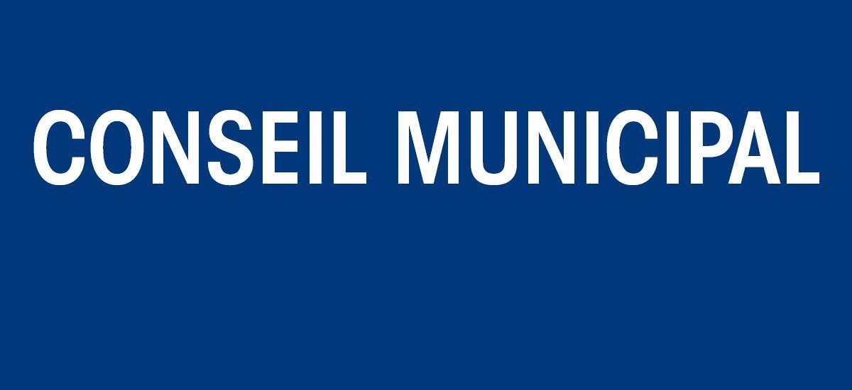 Séance et ordre du jour du Conseil municipal