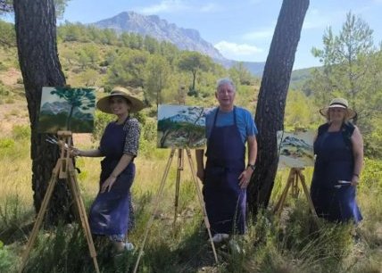 Provence Masterclass : peindre une journée sur les traces de Cezanne