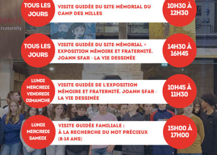 Vacances de la Toussaint au Camp des Milles : mémoire, art et citoyenneté !