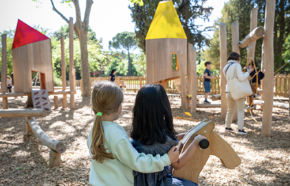 Nouvelle aire de jeux au Parc Rambot
