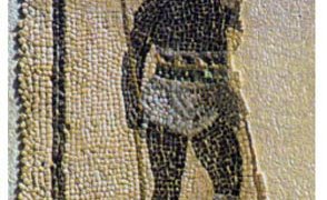 Mosaïque au gladiateur numide