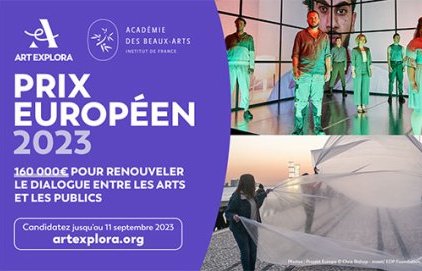 Appel à candidatures Prix européen Art Explora
