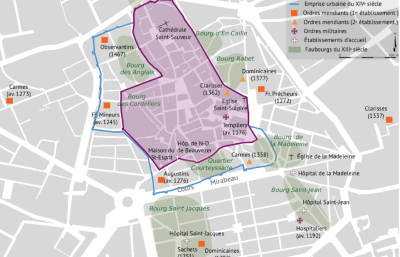 Naissance de la ville médiévale : le Bourg Saint-Sauveur