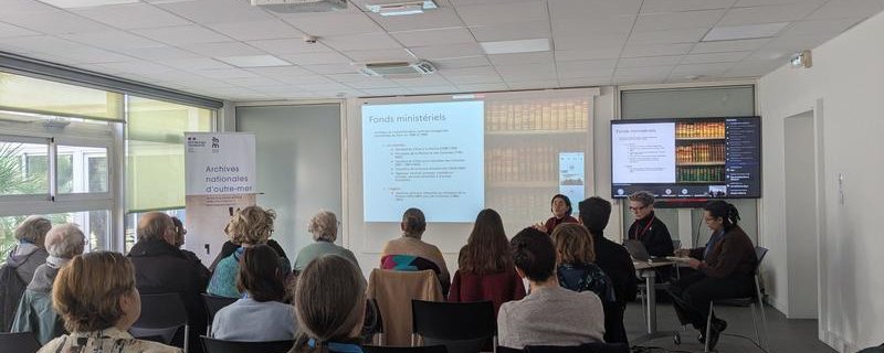 Conférence : Initiation à la recherche : découvrez les archives liées aux Antilles, à la Guyane et à La Réunion