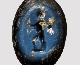 Intaille Amour / Eros et son arc - Nicolo 7,5 x 5,5 x 3 mm - Antiquité IIè (…)