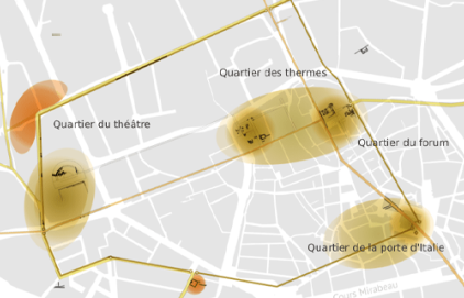 Limites et cadre urbain de la ville tardo-antique