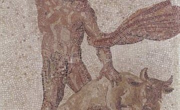 Mosaïque de Thésée et le Minotaure