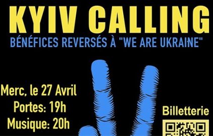 Concert caritatif "Kyiv calling" d'Undercover