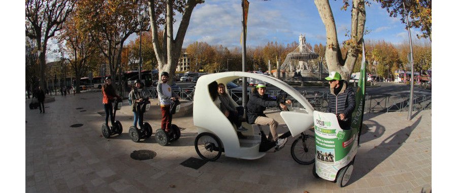 Découverte de la ville en pouss pouss
