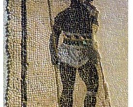 Mosaïque au gladiateur numide