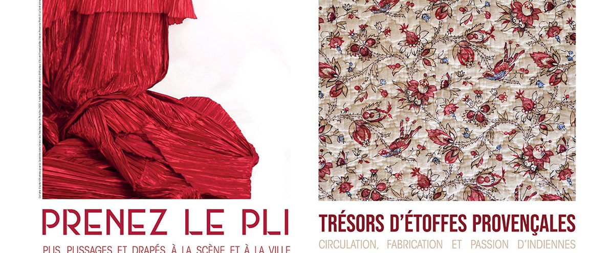 Parution des catalogues d'exposition "Prenez le pli" et "Trésors d'étoffes provençales"