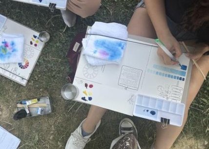 Pause ré-créative à l'aquarelle au Jardin des Peintres