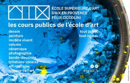 Inscriptions aux cours publics de l'École Supérieure d'Art