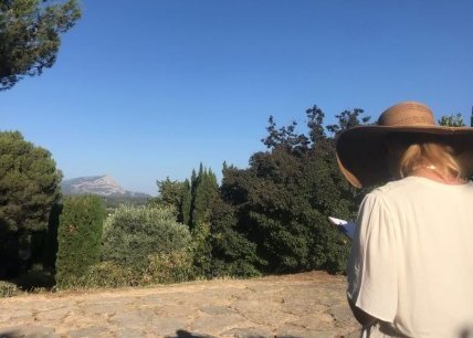 Cezanne au Jardin des peintres