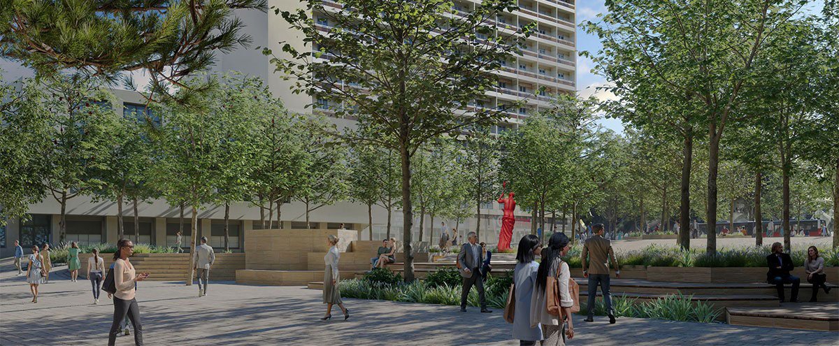 Future place Romée de Villeneuve