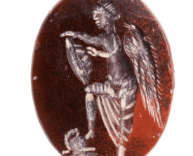 Intaille Victoria - Jaspe rouge 20 x 15 x 3,5 mm - Antiquité Ier et IIe (…)