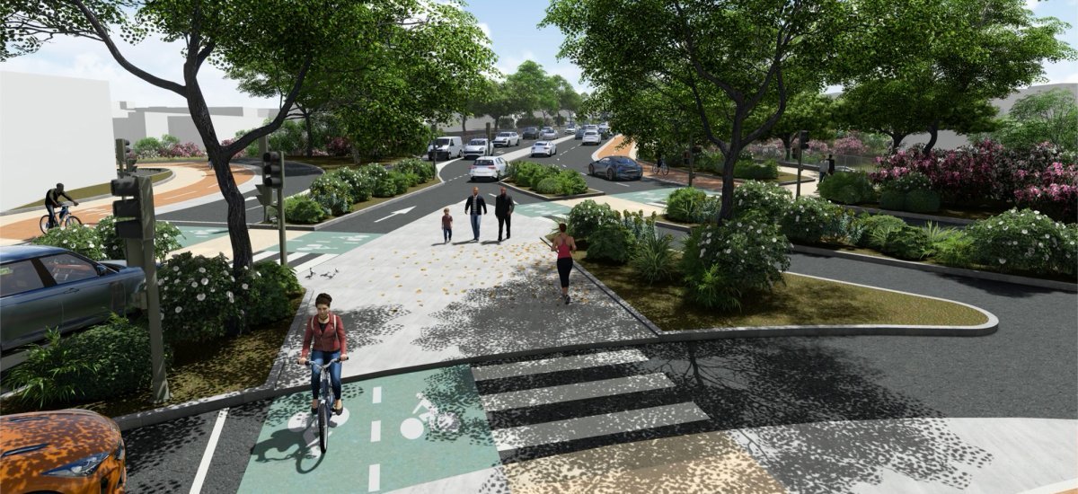 Réaménagement de la RD8n / Rond-point de la 4ème région aérienne - Av. de l'Arc de Meyran