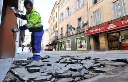 Travaux à Aix