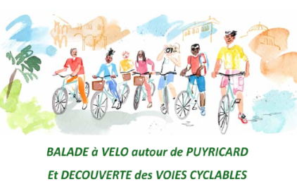 Balade à vélo à Puyricard
