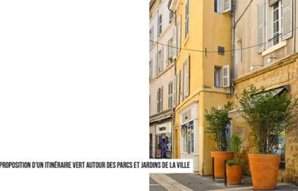 Itinéraire vert autour des parcs et jardins de la ville
