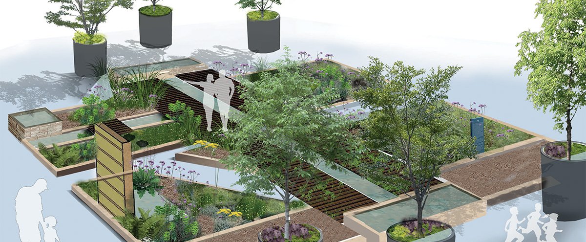Création d'un jardin éphémère au Parc Jourdan - Du 1er au 10 Avril 2022