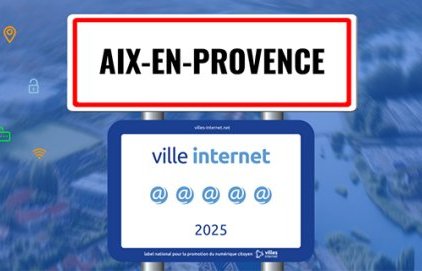 26ème label Ville Internet - Aix conserve ses 5 arobases !