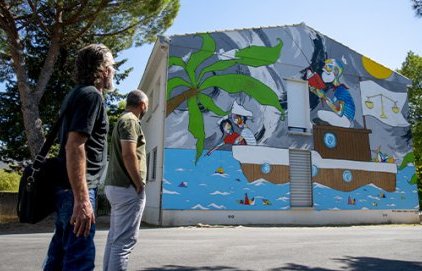 Espace d'Arbaud, le street art à ciel ouvert