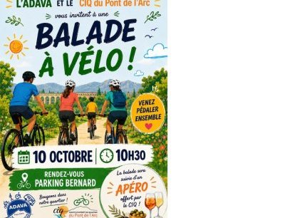 Balade à Vélo au Pont de l'Arc