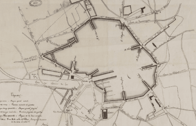 La destruction des remparts