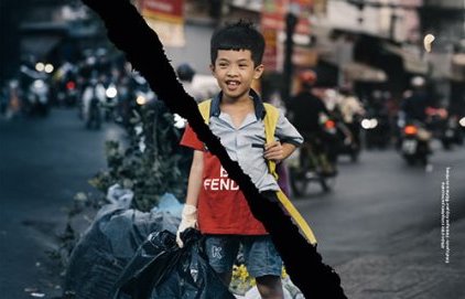 Exposition photo "Le cartable ou la rue"