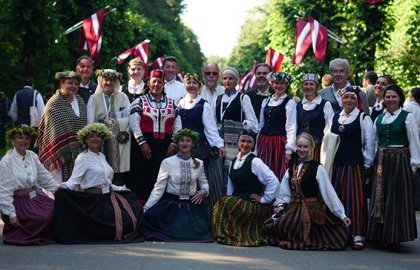La chorale lettone de Paris Latve