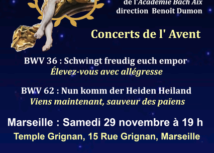 Concert Académie Bach Aix