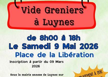 Vide grenier Festi'Luynes