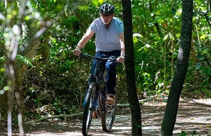 Le Parc naturel urbain propice à vélo