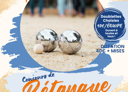 Concours de pétanque
