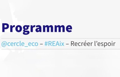 Programme des Rencontres économiques