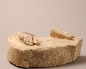Base de statue en pied