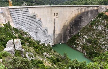 Fermeture de l'accès au barrage de Bimont