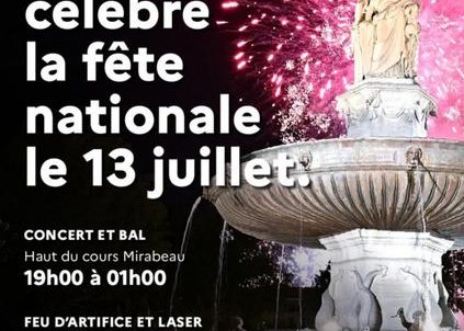 Fête Nationale à Aix-en-Provence - Festivités du 14 juillet