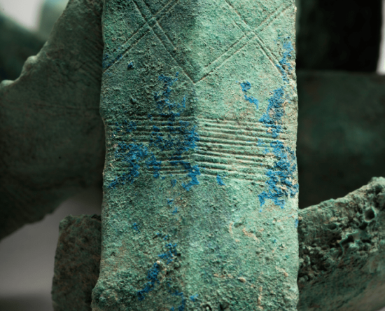 Bracelets de cheville en bronze du premier âge du Fer - Fosse 1 de Bigaron - (…)