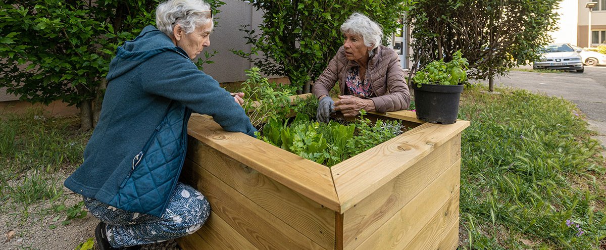 Des jardinières pour cultiver le lien social