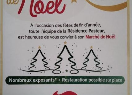 Marché de Noël à la résidence Pasteur