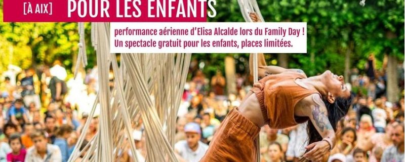 Spectacle de cirque aérien