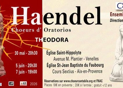 Concert : Haendel - Chœurs d'Oratorios
