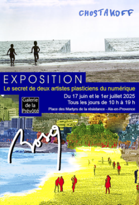 Exposition Bosq - Chostakoff en centre Aix