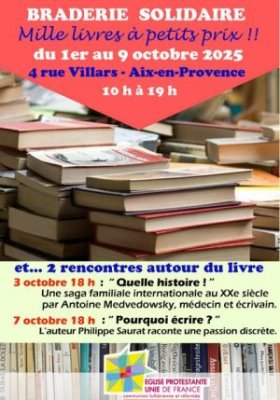 Braderie solidaire de livres