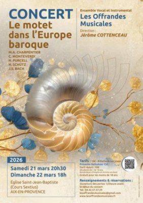 Concert : Le motet dans l'Europe baroque