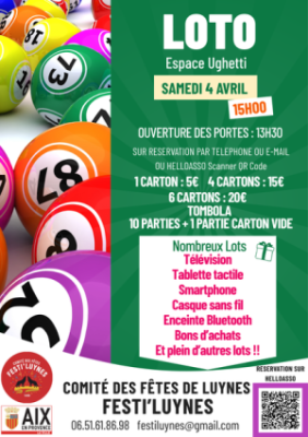 Loto Festi'Luynes